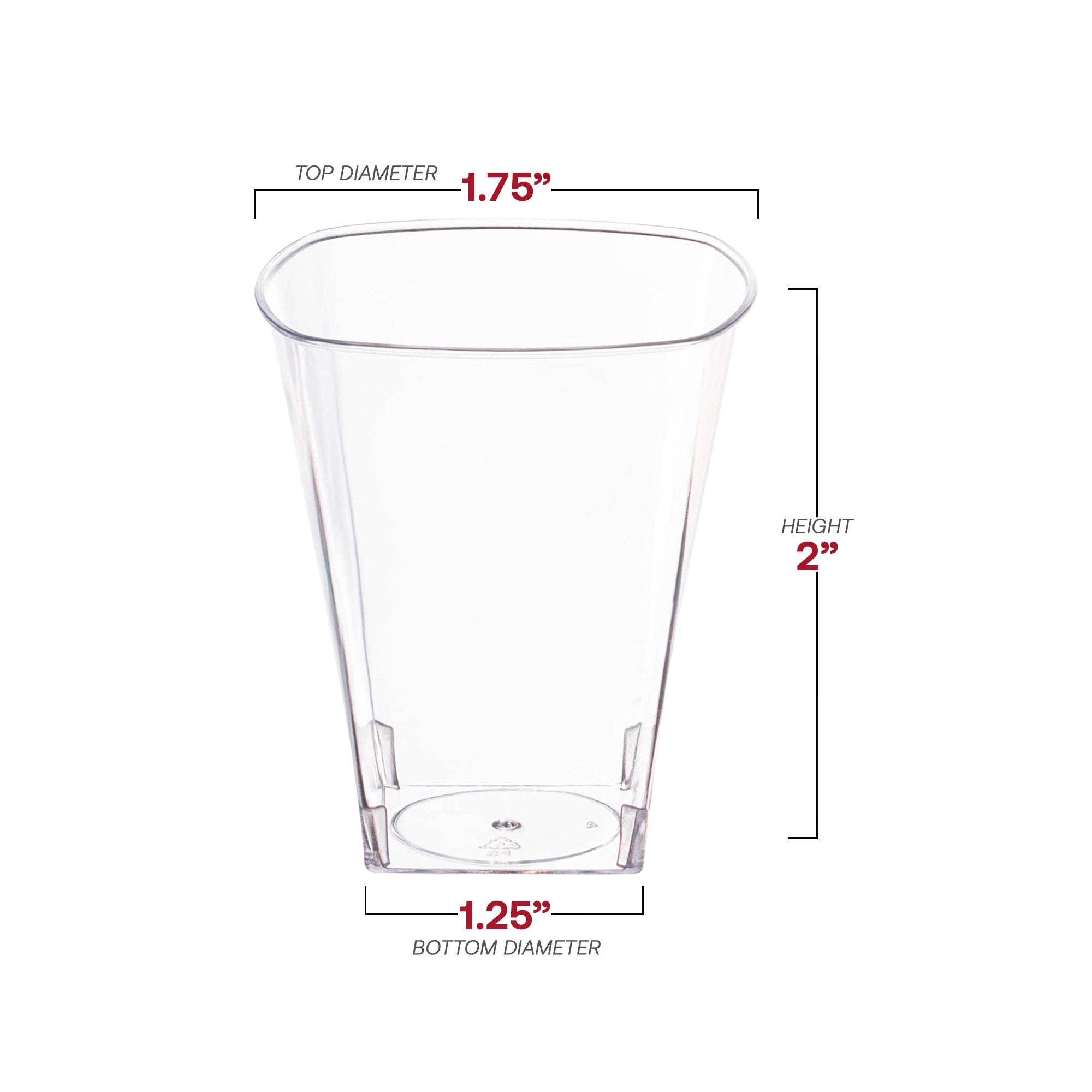 Smarty had a Party – wholesale Shotglas – 2 oz. Klara Fyrkantiga Plastshotglas - 960 st3