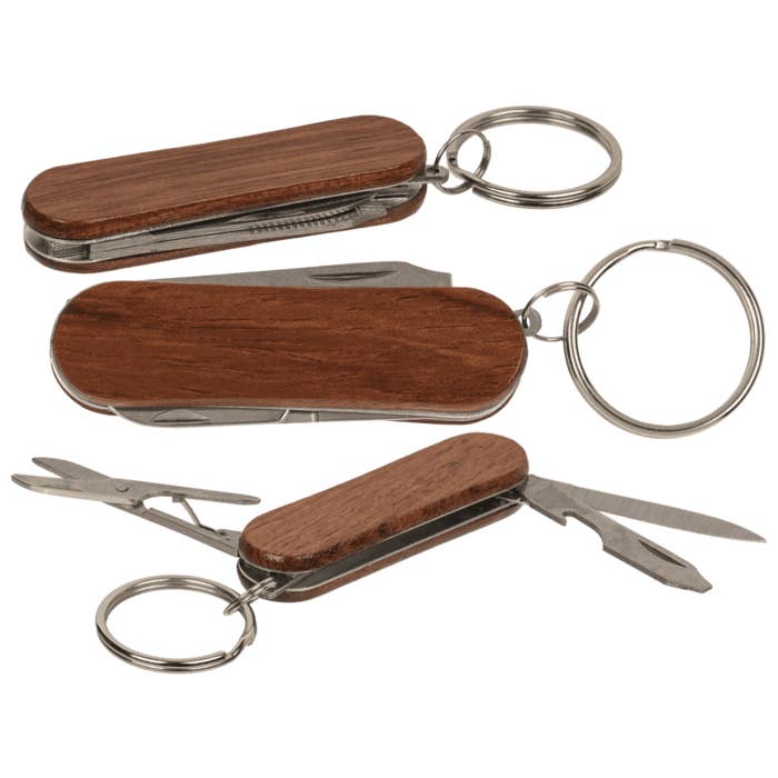 Metal keychain, Multi-Tool, for wholesale by Out of the blue KG