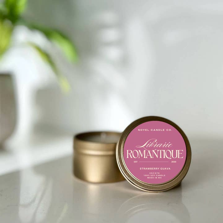 Librarie Romantique for wholesale by Novel Candle Co