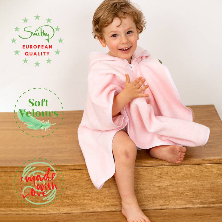 Smithy by Dagmar Nelk - Wholesale Bath Towel - Kids & Baby - Towel Elephant, pink, 50 x 100 cm