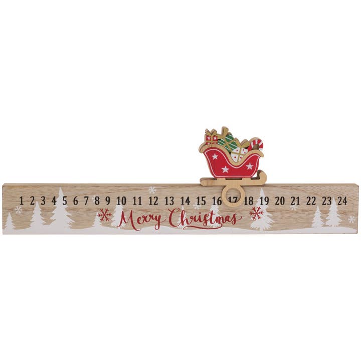 Boston International - Wholesale Advent Calendar - Sleigh Advent Calendar Christmas
