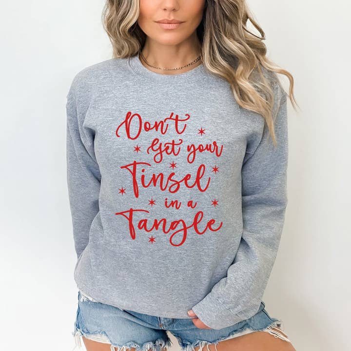 LA Shirt Company - Wholesale Graphic Sweatshirt - Women's - Get Your Tinsel - Sweatshirt & Hoodie1