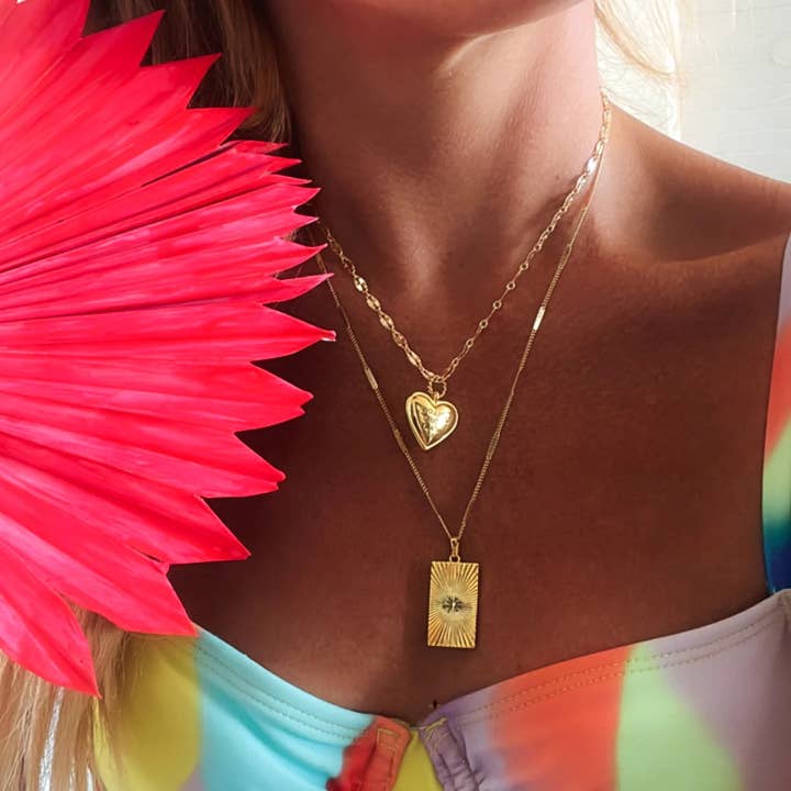 ** TOP 20**⫸ BE FREE TO BE YOU ⫸ SUNBURST Necklace for wholesale by DBL Designs