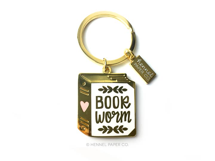 Hennel Paper Co. - Wholesale Keychain - Women's - Keychain - Bookworm