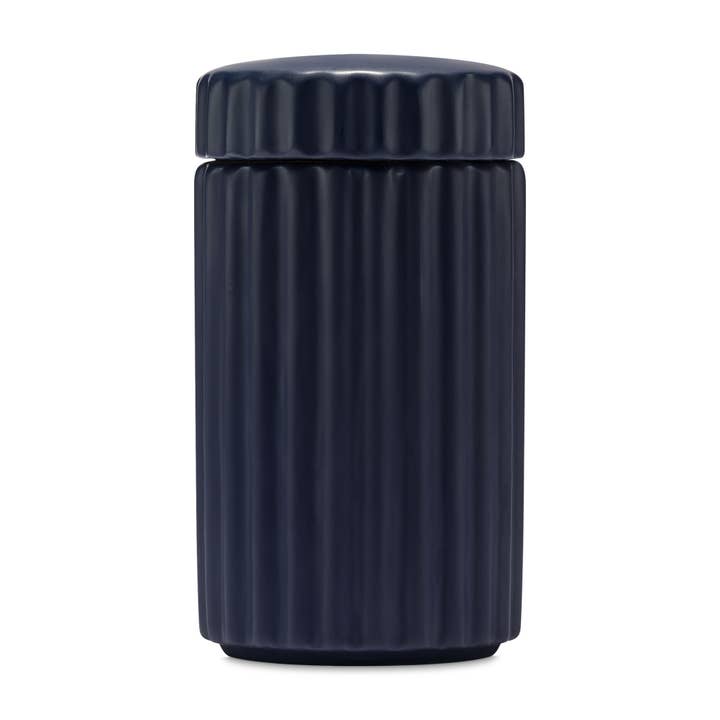 Waggo – wholesale Pet treat jar – Dog – Ripple Ceramic Dog Treat Jar