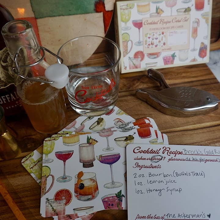 artxnikki - Wholesale Recipe Card - Cocktail Recipe Card Set5