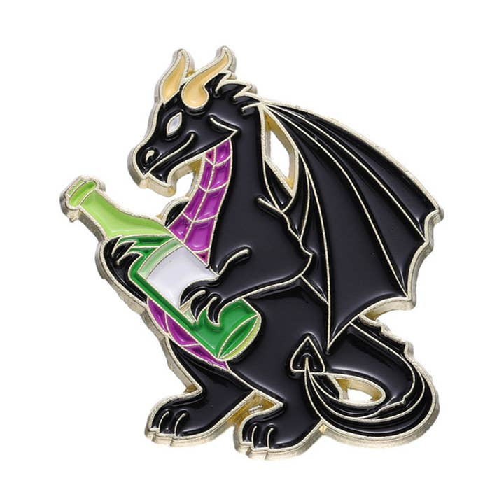 Emblema Merlot Monster Pin | Acessório de RPG de D&D por atacado de Tabletop Dominion Limited