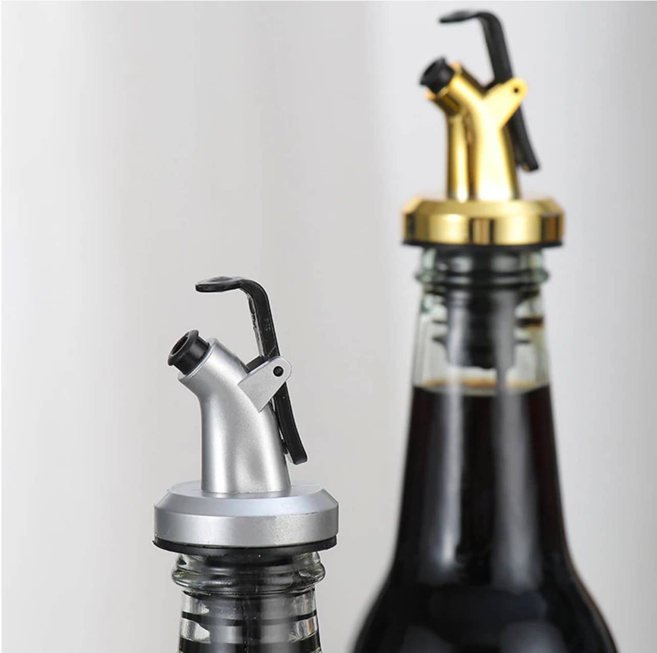 Cruet Spout, Gold Chef Pourer, Dispenser with Snap On Lock for wholesale on Faire6