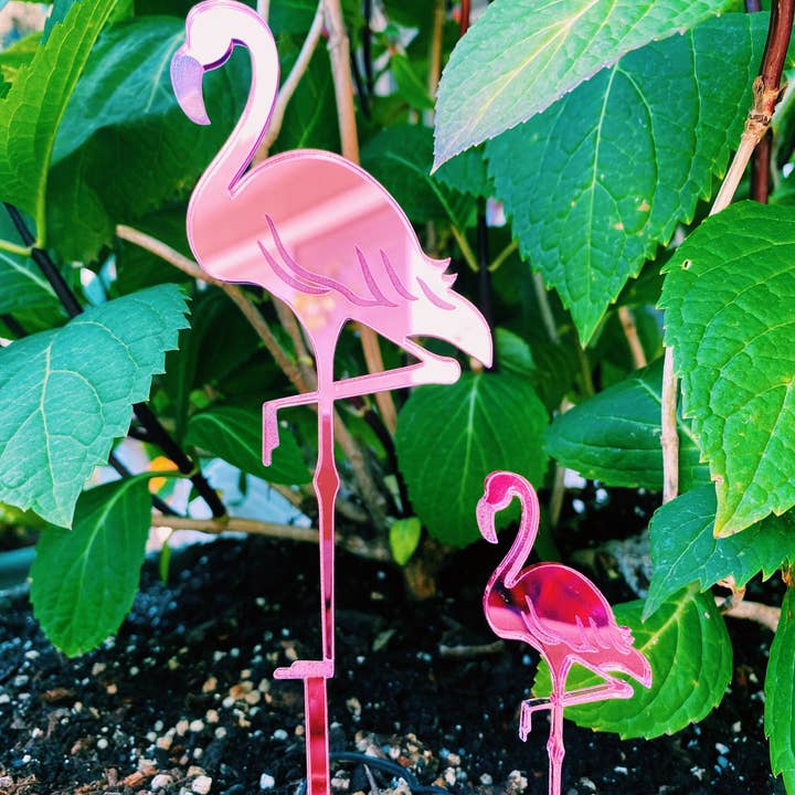 Radicalsummer – wholesale Garden/lawn stake – Pink Flamingo Plant Stakes
