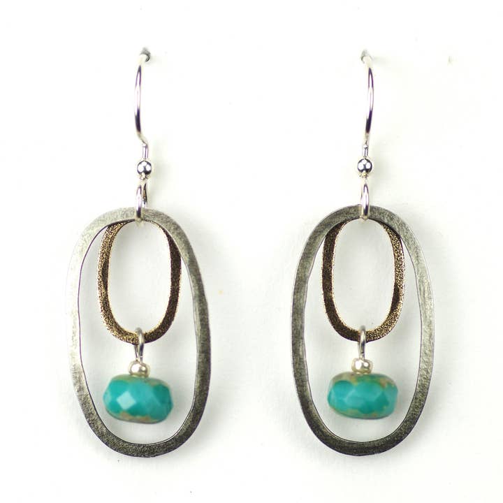 Anelli Ovali con Goccia - Pali in Acciaio Inossidabile per la vendita all'ingrosso da parte di Beautiful Medusa