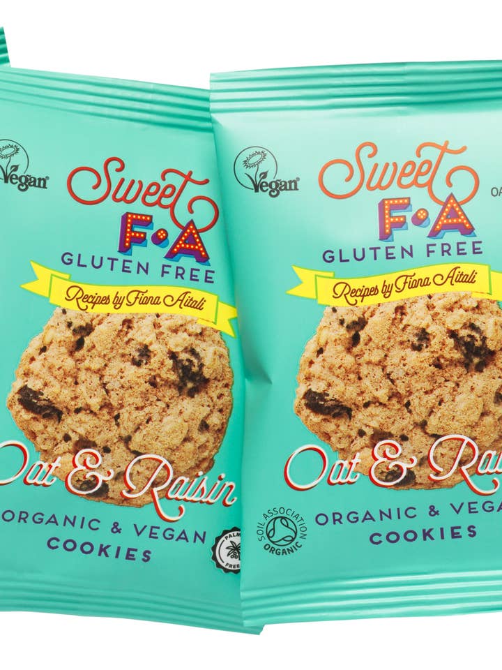 Sweet FA – Oat & Raisin 2 pack for wholesale by Island Bakery Organics