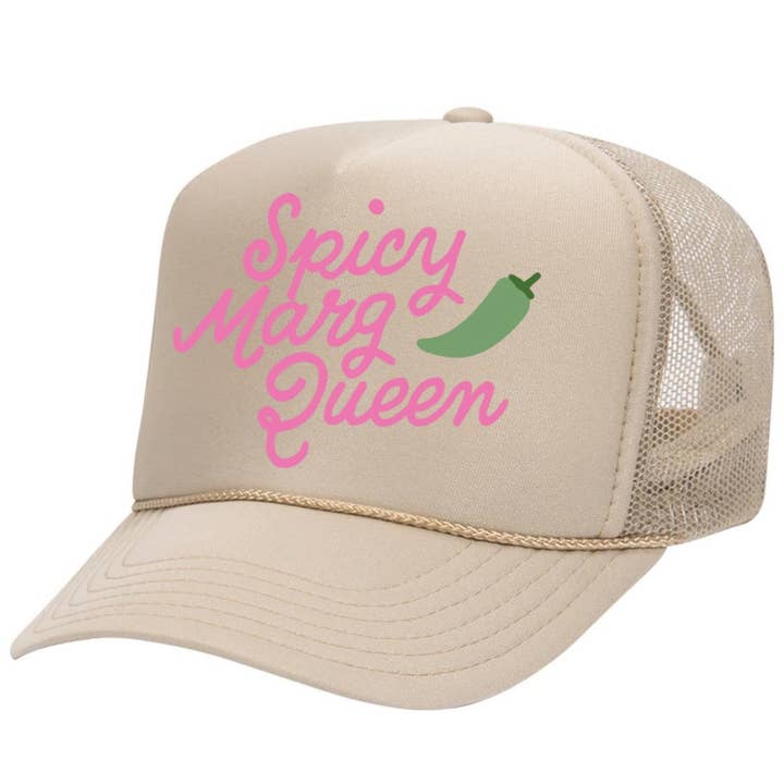Casquette de camionneur Spicy Marg Queen pour la vente par Tacos and Tshirts