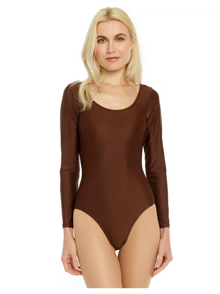 Leveret Pajamas - Wholesale Bodysuit – Women’s - Womens Long Sleeve Leotard5