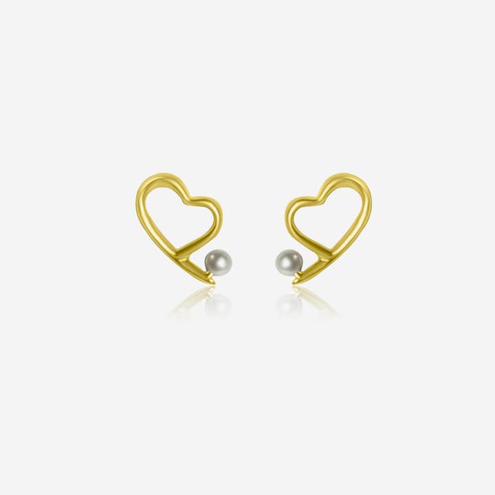 Pendientes Corazón Abierto para venta al por mayor de Made by Petit Jewelry