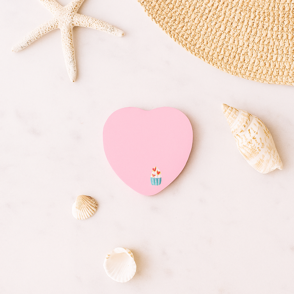 Post-it® Notes Design Series - Wholesale Sticky Notes - Colorful Heart Post-it® Notes – Pink Cupcake sticky note2