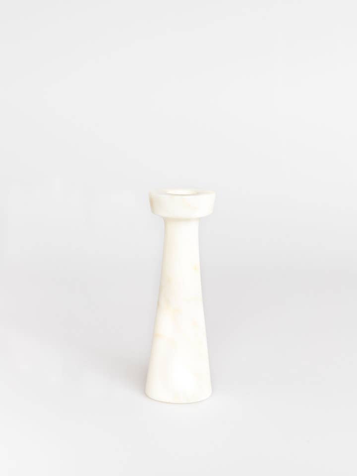 Portacandele in Marmo Bianco - Grande per la vendita all'ingrosso da parte di Urban Society Studio