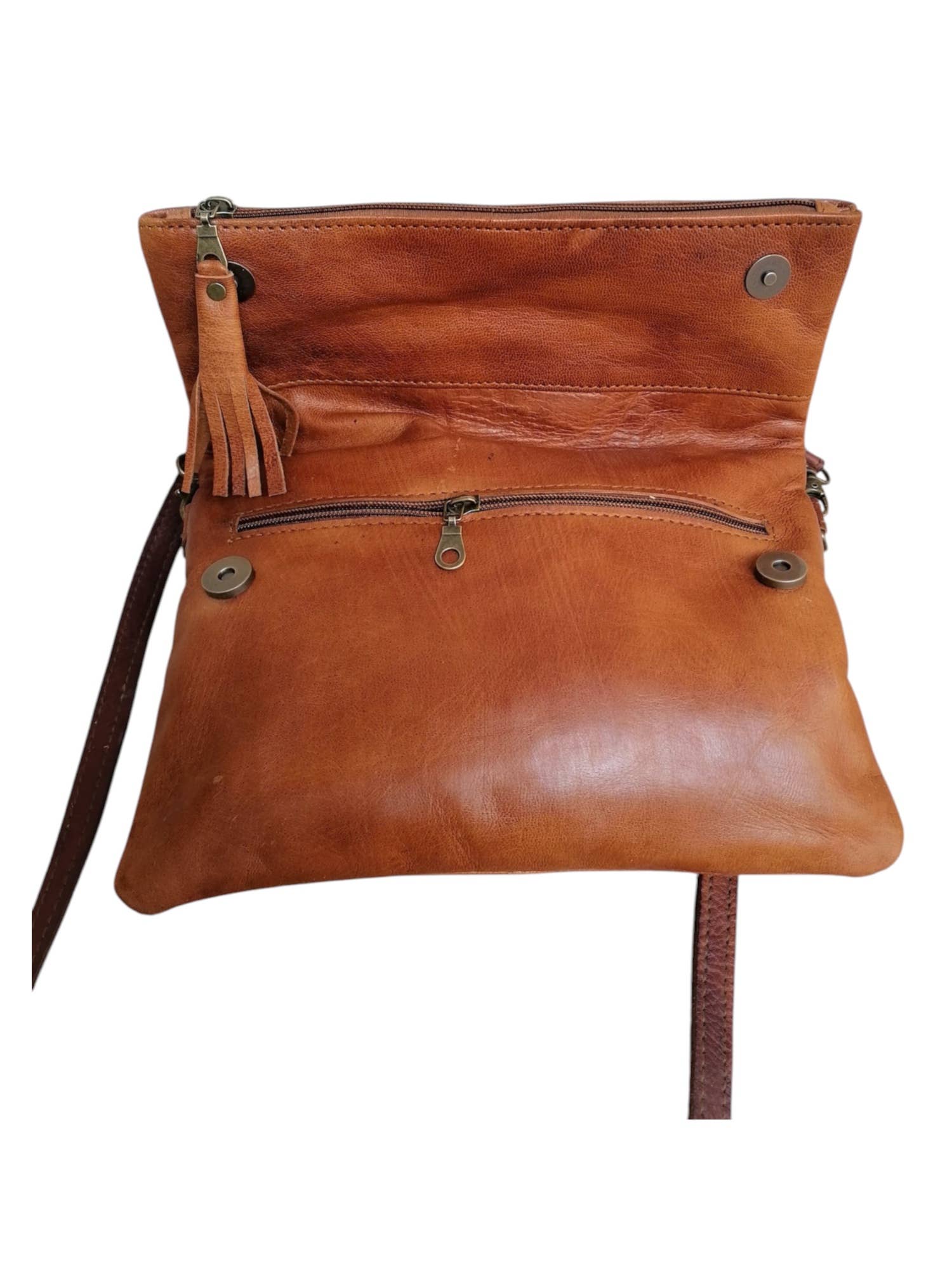 HandHappiness – wholesale Crossbody bag – Women's – Moroccan leather bag, Boho bag, Studded leather shoulder bag6