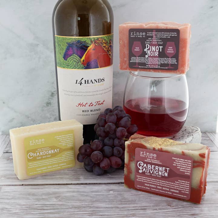 Rinse Bath Body Inc - Wholesale Bar Soap - Soap Wine - Chardonnay | Natural Bar Soap | Valentine's Day Gift2