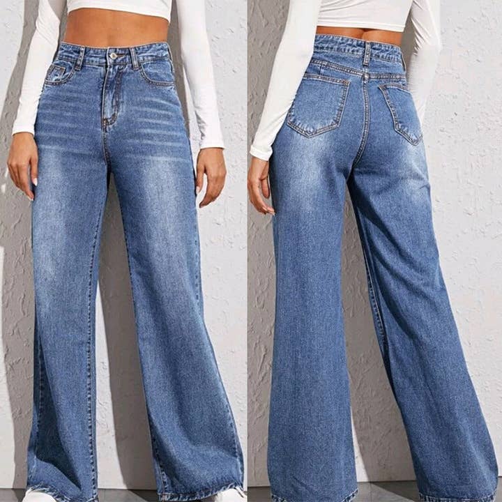 2025 Relaxed HighWaisted WideLeg Jeans for wholesale by Marayn