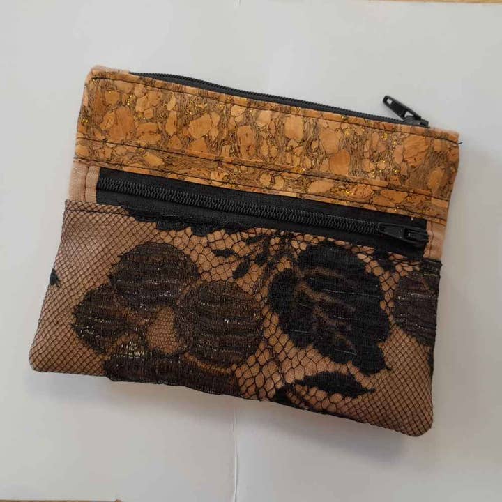 Bolsa em cortiça e renda por atacado de Les Sacs de Théane