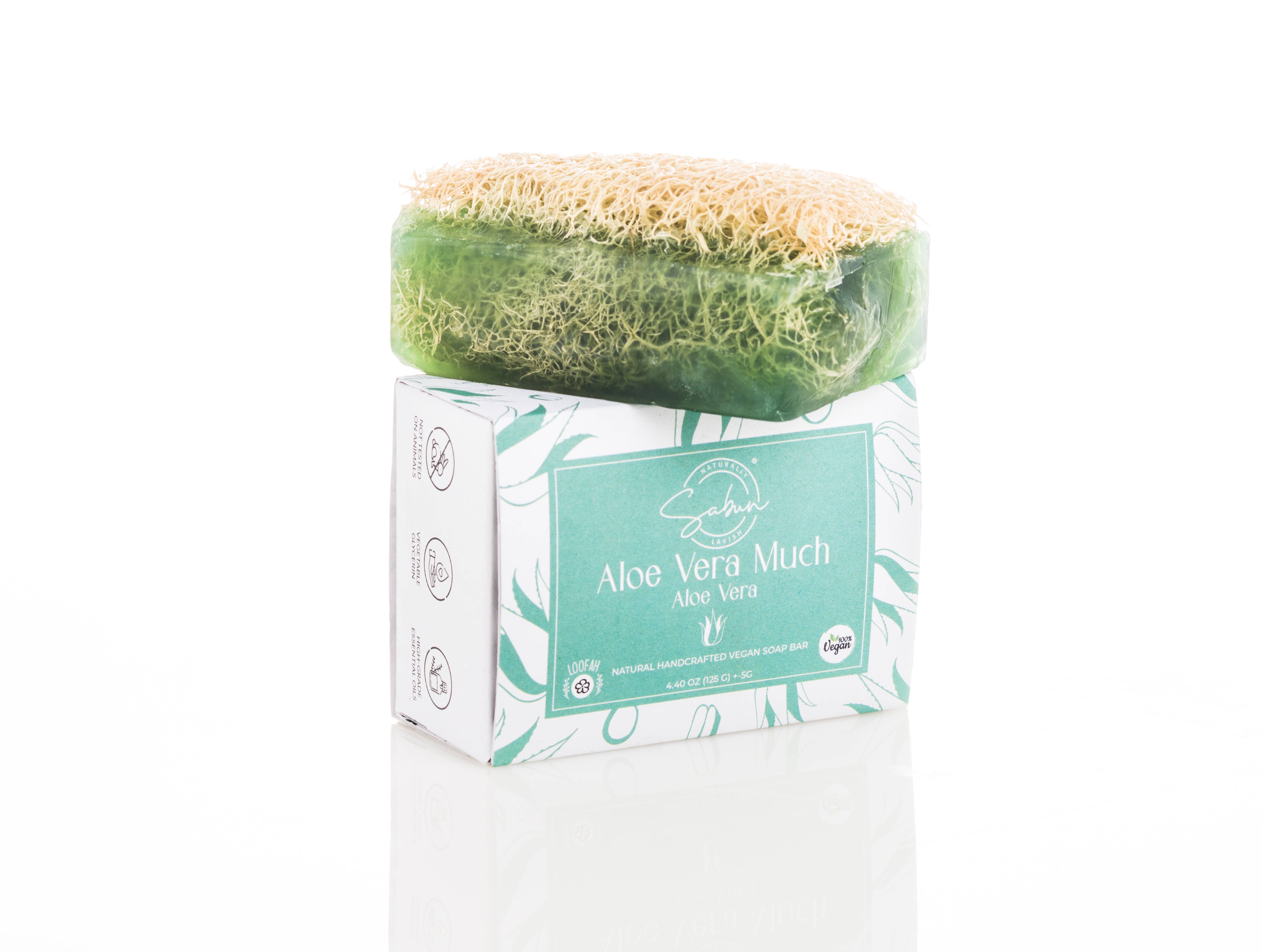 SABUN CO. - Wholesale Zeepblok - Natuurlijke handgemaakte loofah zeep met aloë vera1
