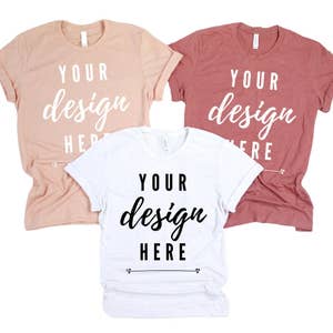  Design Your Own Custom T-Shirts: Personalized Shirts for Men,  Women & Kids, Company Logo Printing Available, Bulk Orders Welcome, Create  Unique Photo Tees : Handmade Products