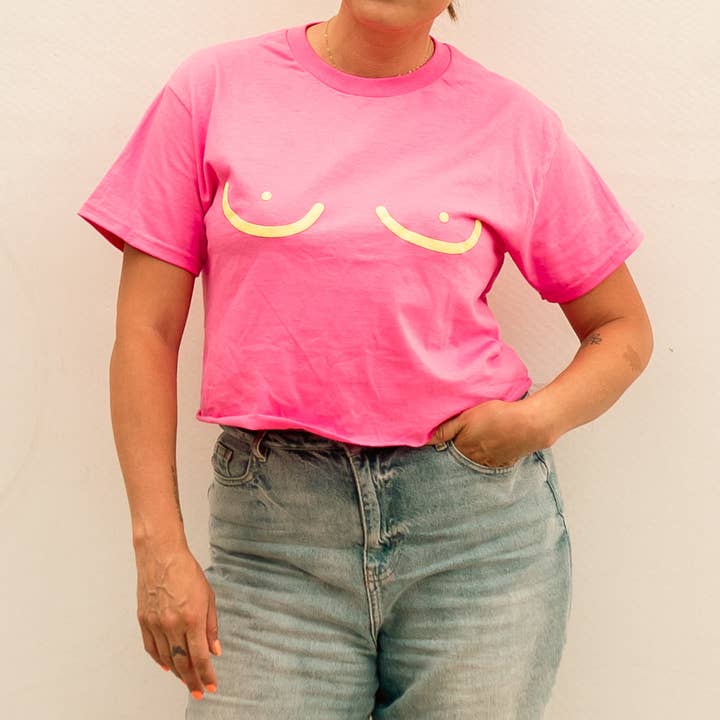 Neonbröst T-shirt för wholesale av The Little Milk Bar