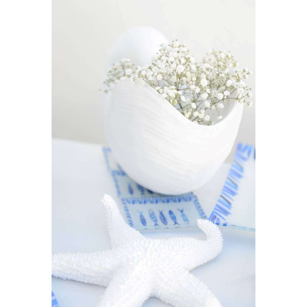 AULICA – wholesale Decorative tabletop object – Decorative white starfish 24x24x5cm3