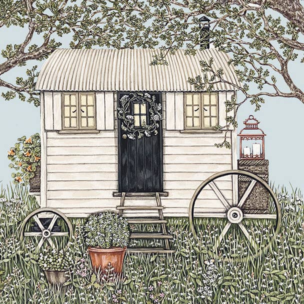 Shepherd's Hut | Everyday Greeting Card for wholesale by Sally Swannell