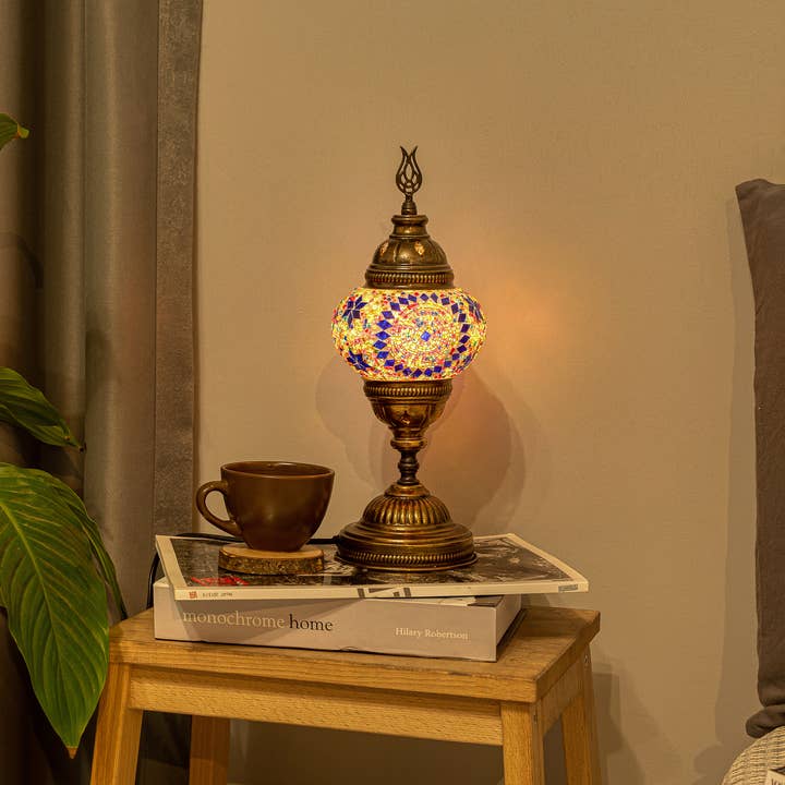 KAFTHAN - Vendita all'ingrosso Lampada da scrivania/d'accento - Lampade a Mosaico | Illuminazione Regalo Decorativo per le Feste di Natale3