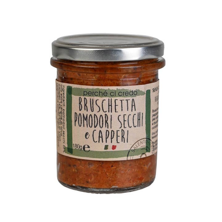 Zia Pia - Wholesale Sauce - Sun-dried Tomato and Caper Bruschetta