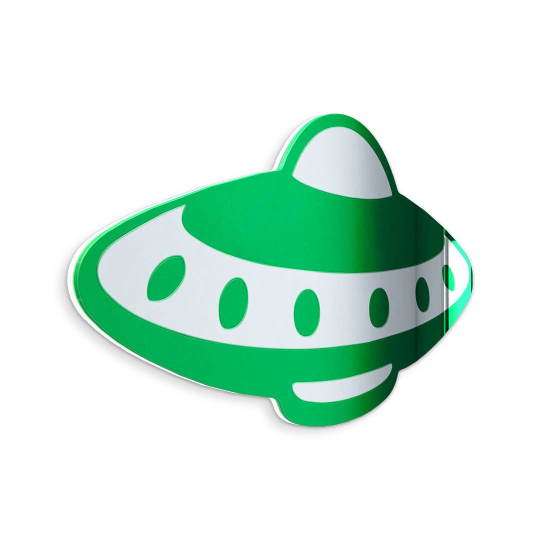 4ArtWorks - Venta al por mayor Papel pintado 3D - Ovni retro | Arte acrílico | Decoración de pared con espejo9