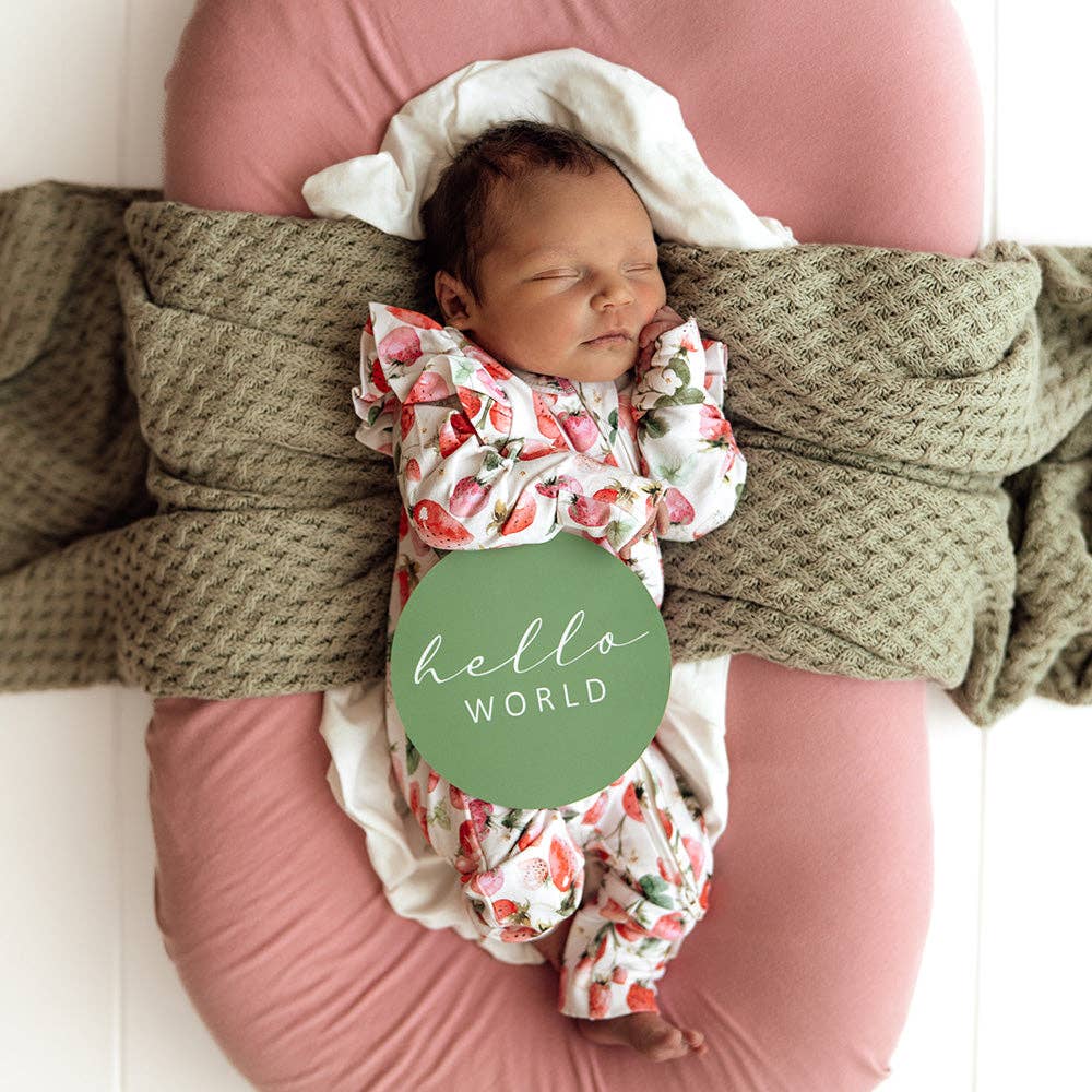 Snuggle Hunny - Venta al por mayor Peto - Bebés - Pelele Convertible Orgánico de Fresas8