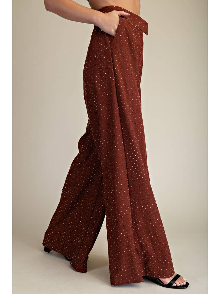 Glam - Wholesale Pants - Women's - High-Waist Wide Pants17