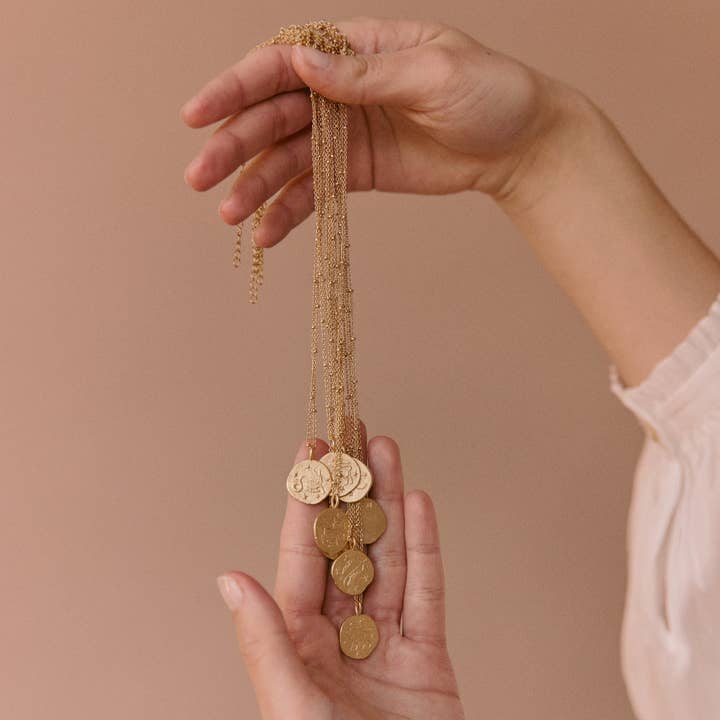 Agapée Jewelry - Wholesale Pendant/Charm Necklace - Zodiac Necklace | Jewelry Gold Gift Waterproof14