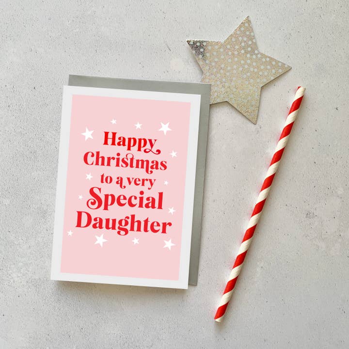Daughter Christmas Card for wholesale by Always Sparkle