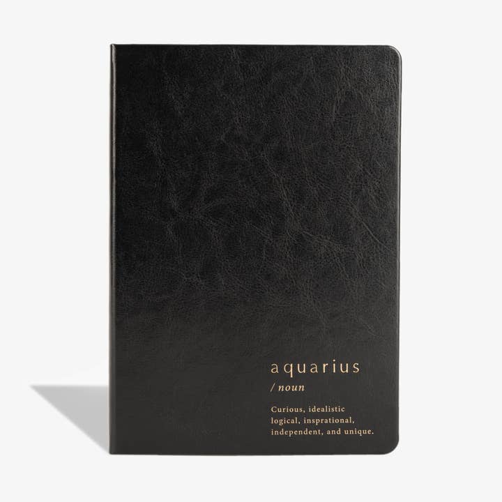 Diario con líneas del zodiaco Acuario para venta al por mayor de Inside Then Out