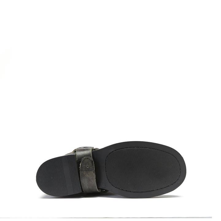 Frank Daniel - Wholesale Combat/Military Boots - Women's - Women's black biker Made in Italy. FD76103