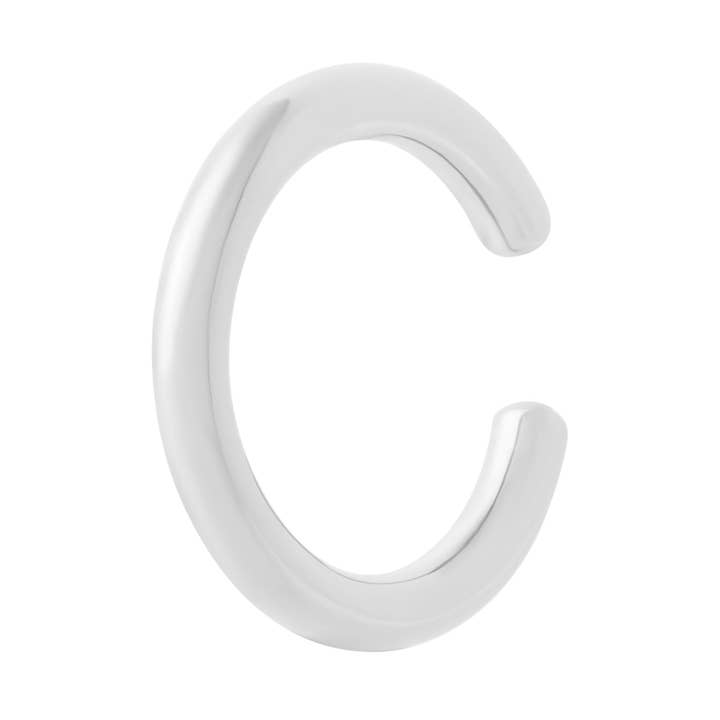 Brazalete de oreja liso plateado para venta al por mayor de Cartilage Cartel Ltd