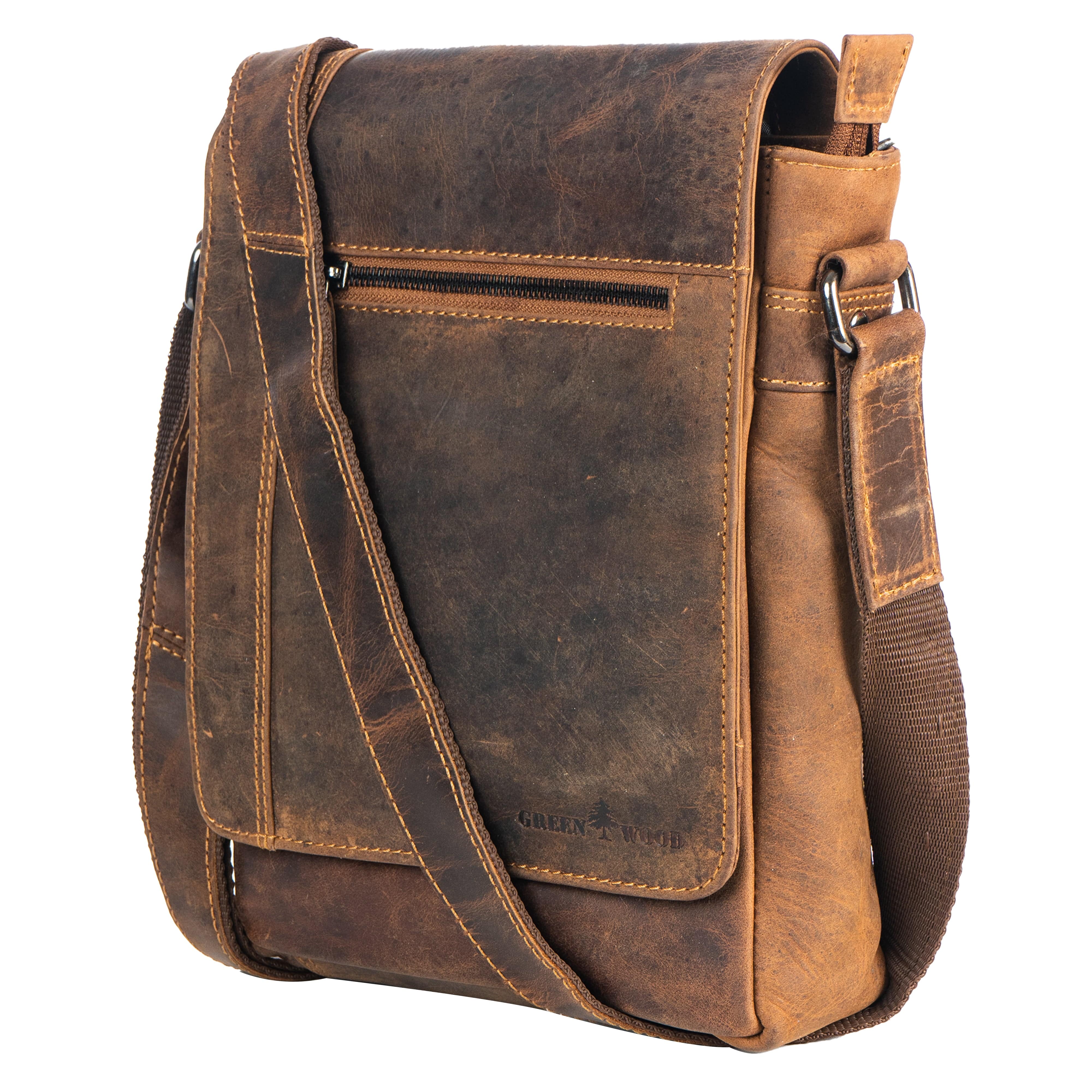 Greenwood Leather - Wholesale Messenger Bag - Unisex - Henry Unisex Mini-Messenger Bag8