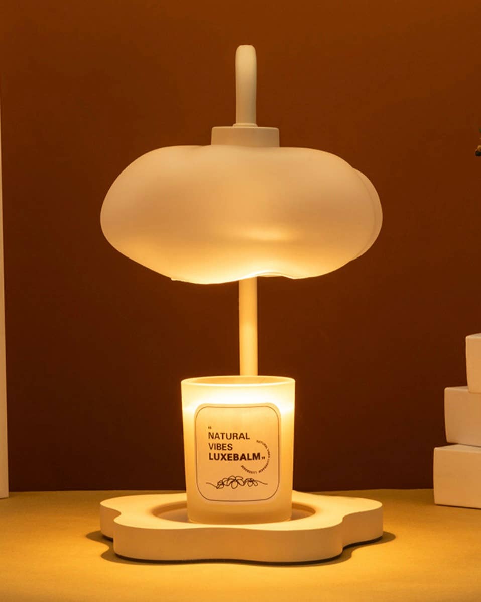 INSPECIAL HOME - Wholesale Accent/Desk Lamp - Cute Unique Dimmable Cloud Candle Warmer Lamp With Timer1