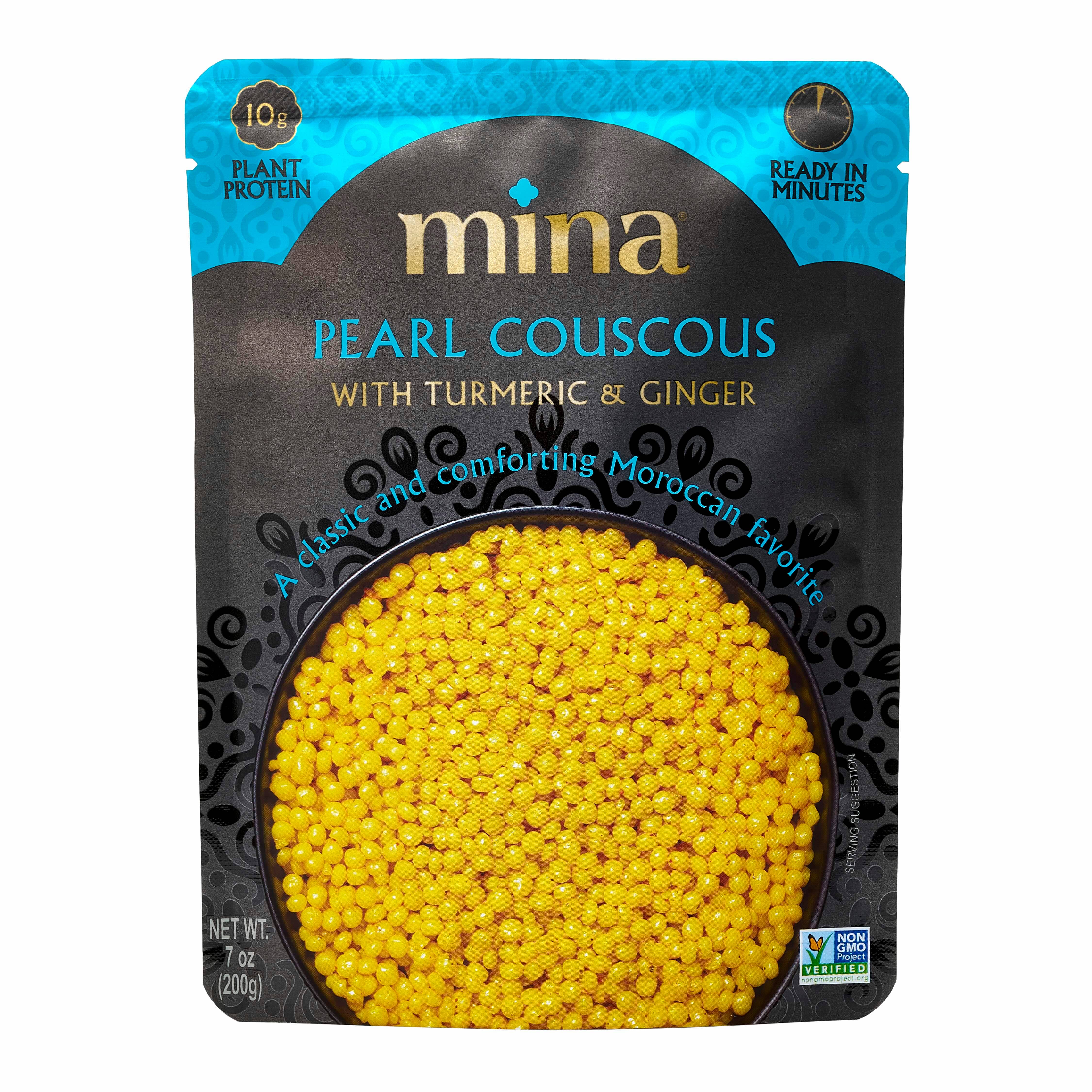 Mina - Wholesale Pasta - 7 oz Pearl Couscous with Turmeric & Ginger0