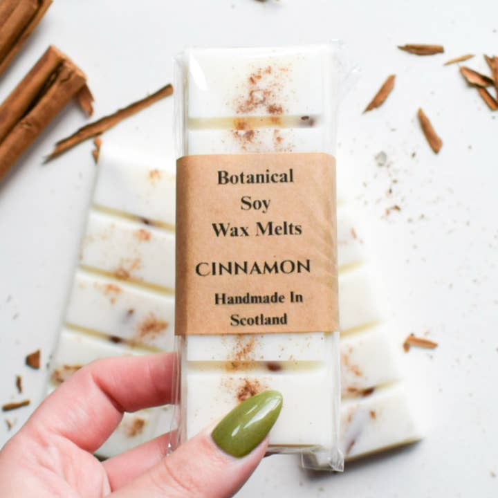 Cinnamon Botanical Soy Wax Melt Bar for wholesale by Creepy Charming