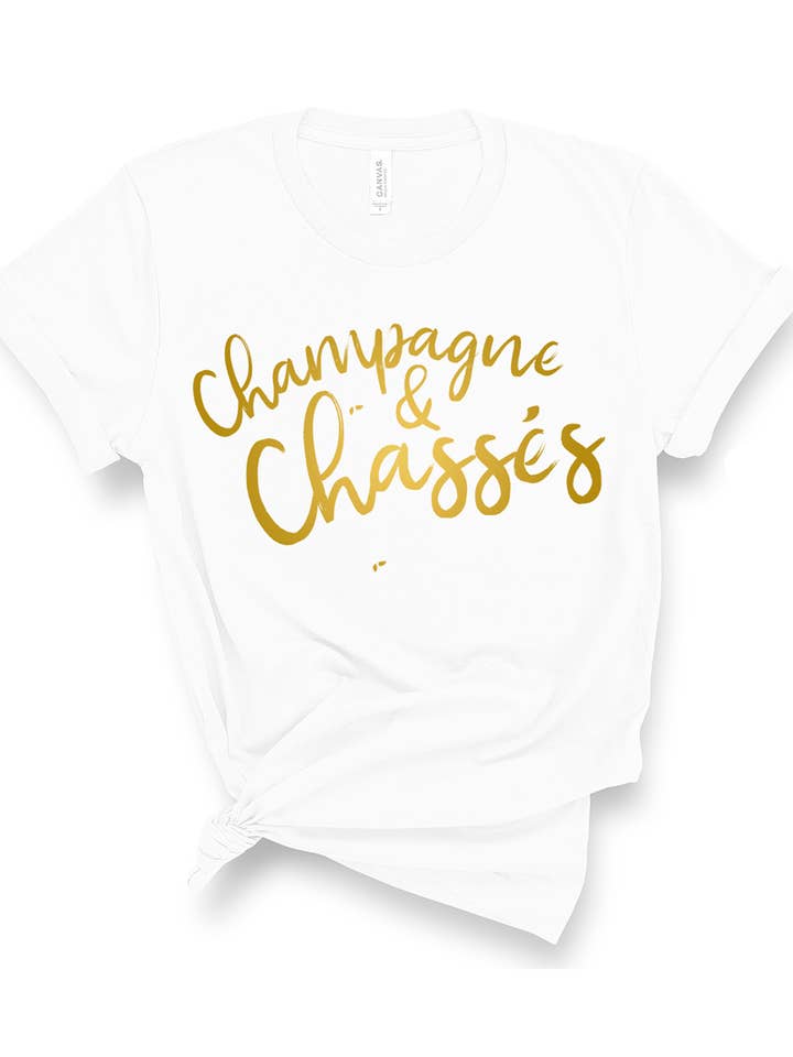 Champagne & Chasses - T-shirt unisexe pour la vente par Kelham Print