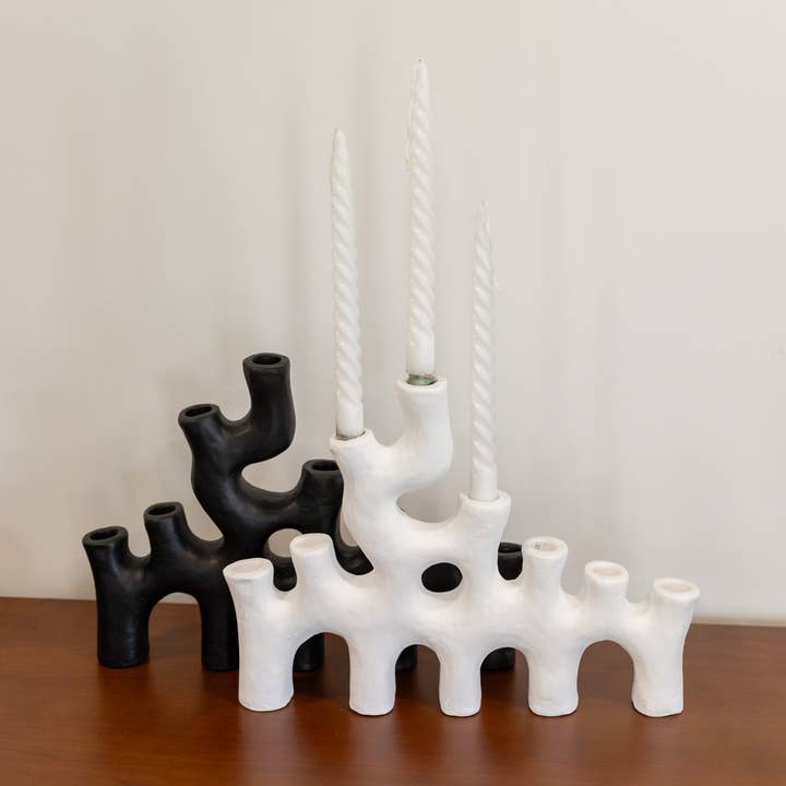 OITO Atelier – wholesale Candle holder – Ceramic Candelabra3