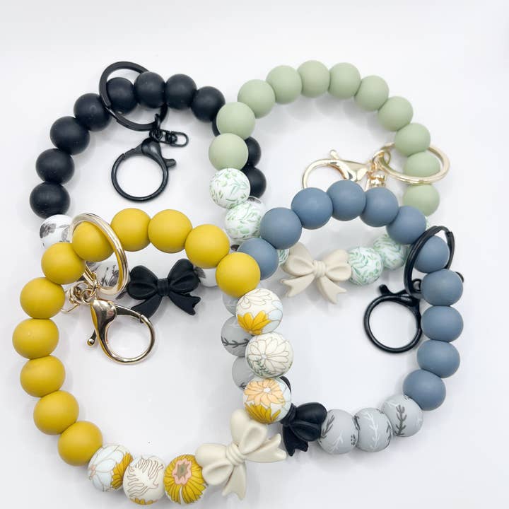 TrendyKeys – wholesale Nyckelringsarmband – Silikonpärlbågsnyckelringar4