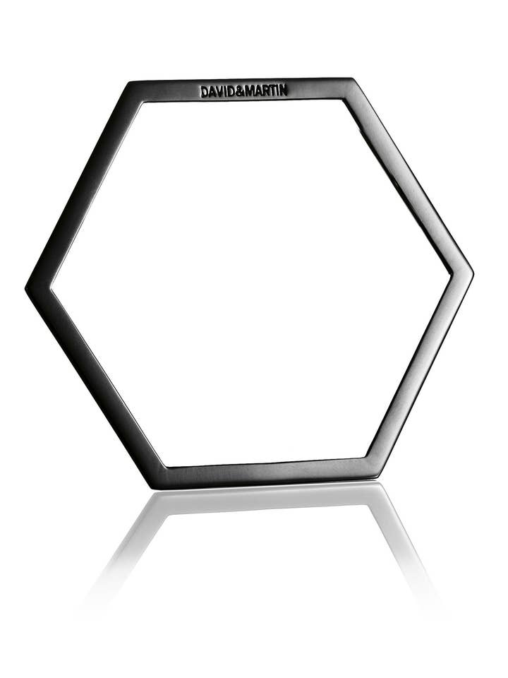 Cell Bangle Black for wholesale by David&Martin Jewellery