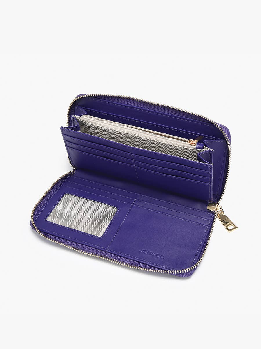 Jen & Co. – wholesale Plånbok - Dam – WL2540 Kylie quiltad plånbok med flera fack6