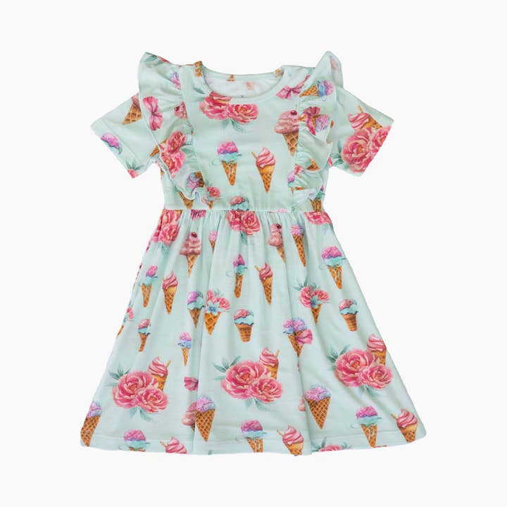 Vestido girante con volantes Ice Cream Dream para venta al por mayor de Jules and Belle