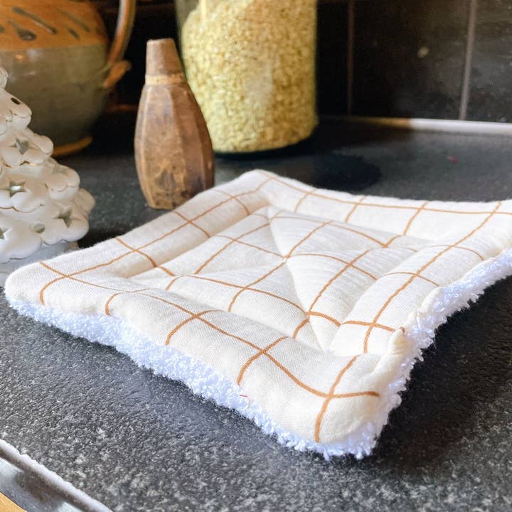 Maison Sauvage - Wholesale Schoonmaaksponsjes - Grote schoonmaakhanddoekspons in lichte kleuren3